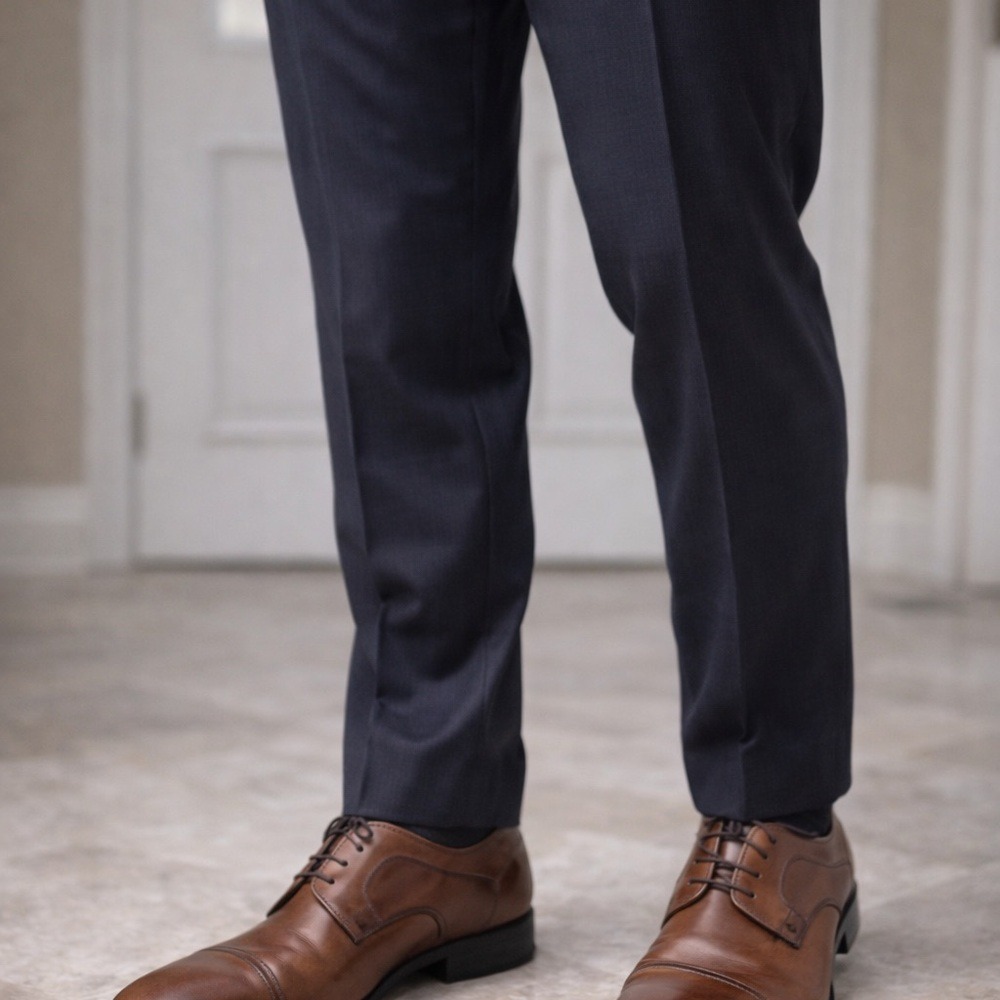 Johnston & Murphy Men's Brown Leather Cap Toe Oxford Dress Shows Size 14M